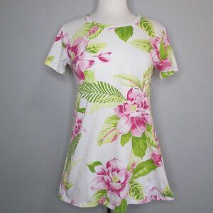 REFORMATION-Short-Sleeve T Shirt Top Floral